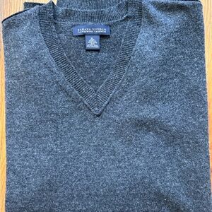 Banana Republic Men's Gray  Cashmere Sweater XL